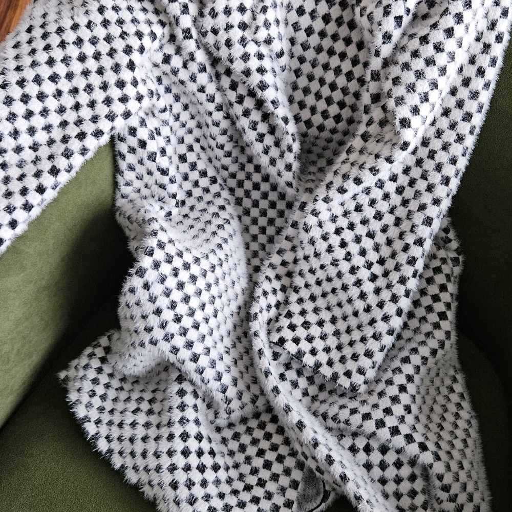 Liverpool Black and White Checkered Cardigan - Picture 3 of 5